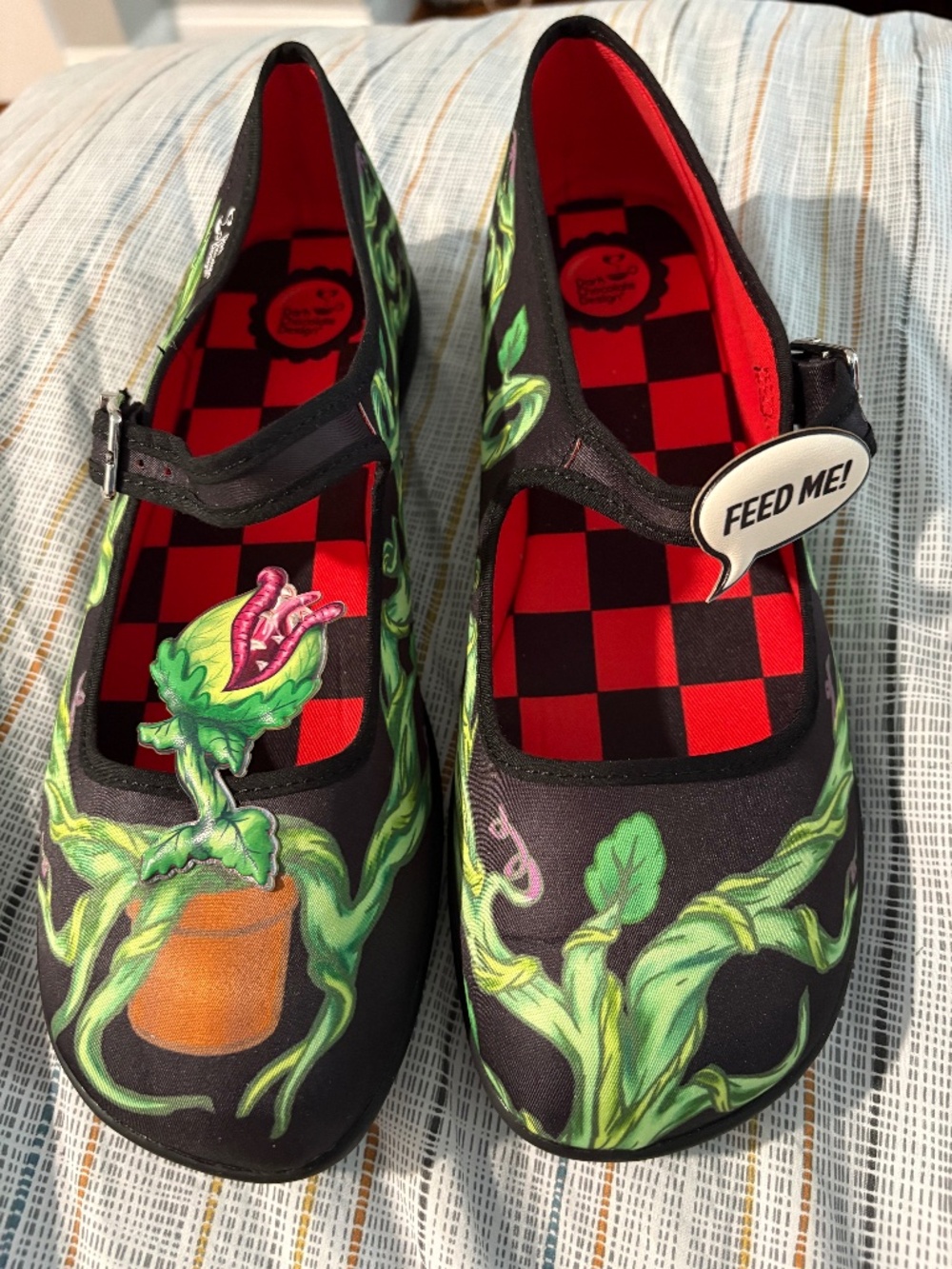 Dark Chocolate Design Audrey II MaryJanes - Size 11